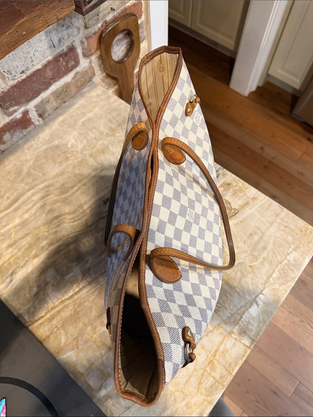 Louis Vuitton Damier Azur Tote Neverfull MM - Picture 10 of 16